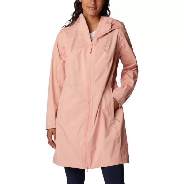 Columbia Womens Weekend Adventure Long ShellSummer Peach