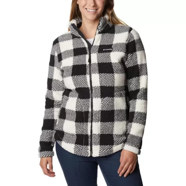 Columbia Womens West Bend Full ZipChalk Check Print