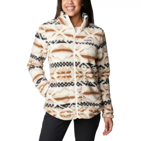 Columbia Womens West Bend Full ZipChalk Checkered Peaks