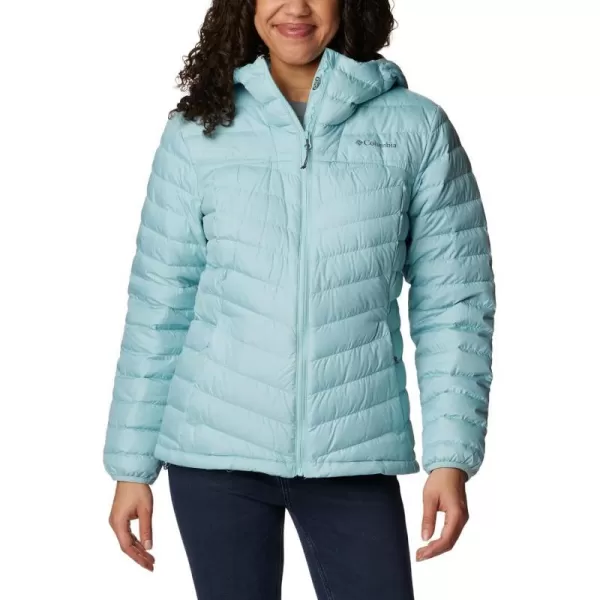 Columbia Womens Westridge Hooded Down JacketAqua Haze