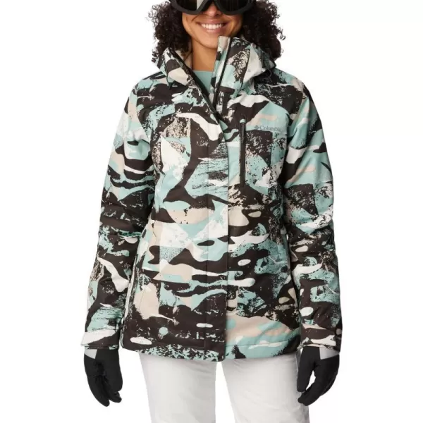 Columbia Womens Whirlibird IV Interchange Winter Jacket Waterproof amp BreathableShark Geoglacial Print