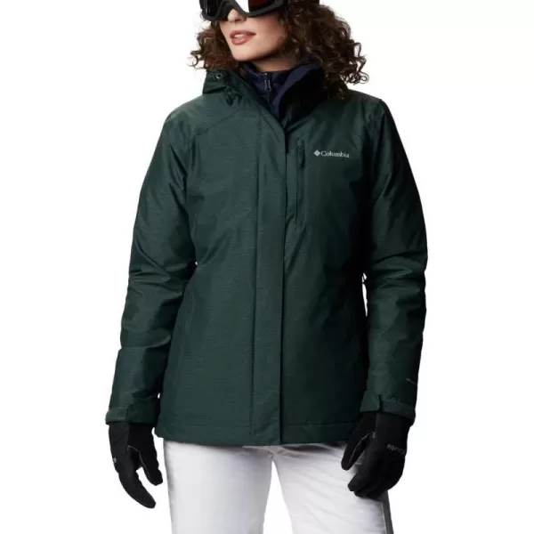 Columbia Womens Whirlibird IV Interchange Winter Jacket Waterproof amp BreathableSpruce Crossdye