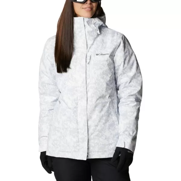 Columbia Womens Whirlibird IV Interchange Winter Jacket Waterproof amp BreathableWhite Florescence Print