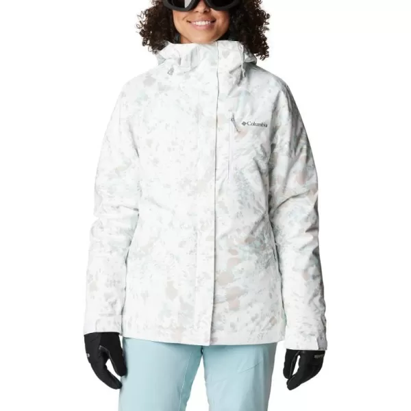 Columbia Womens Whirlibird IV Interchange Winter Jacket Waterproof amp BreathableWhite Flurries Print