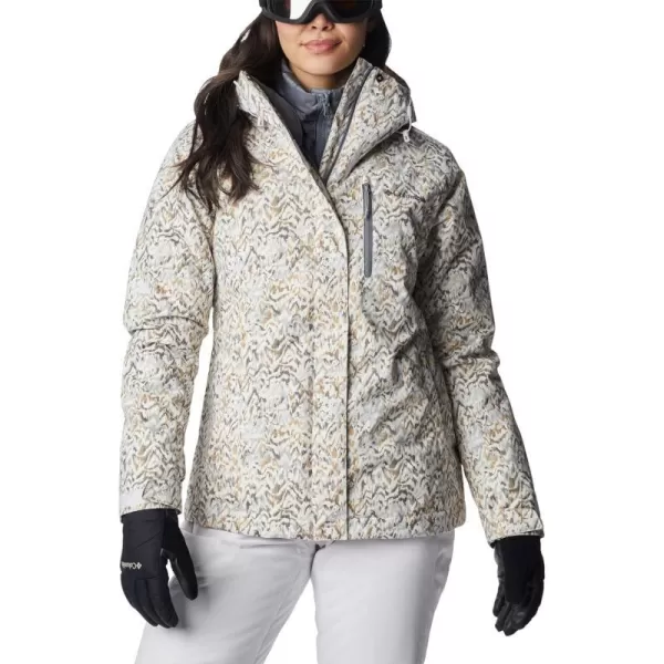 Columbia Womens Whirlibird IV Interchange Winter Jacket Waterproof amp BreathableWhite Terrain Print