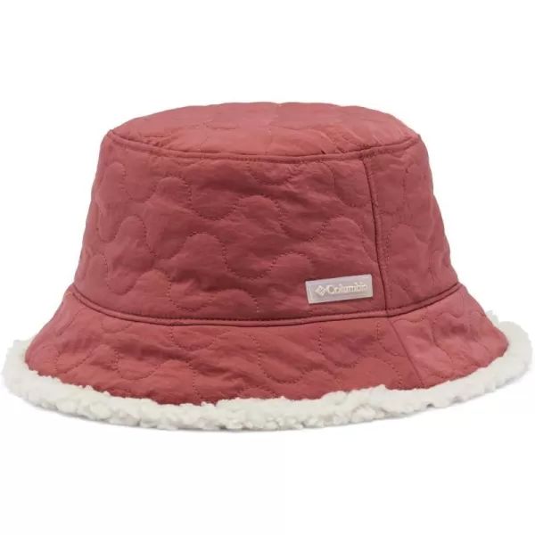 Columbia Womens Winter Pass Reversible Bucket HatBeetrootDark Stone