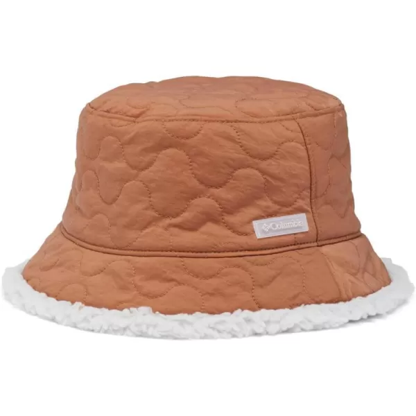 Columbia Womens Winter Pass Reversible Bucket HatCamel BrownDark Stone