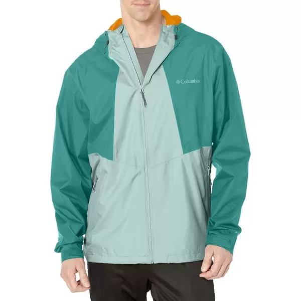 Columbia mens Inner Limits II JacketAqua ToneThyme Green