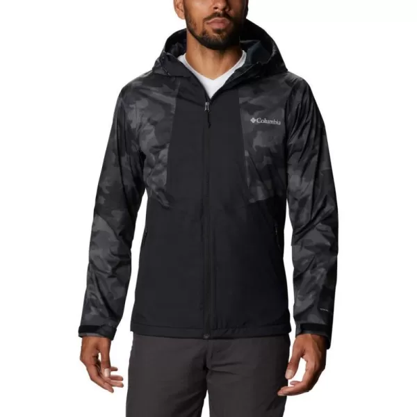 Columbia mens Inner Limits II JacketBlackBlack Spotted Camo