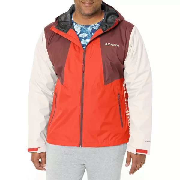 Columbia mens Inner Limits II JacketSpicyLight RaisinChalk