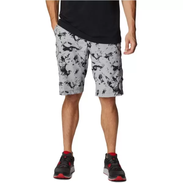 Columbia mens Silver Ridge Printed Cargo ShortBlack Dye Frond