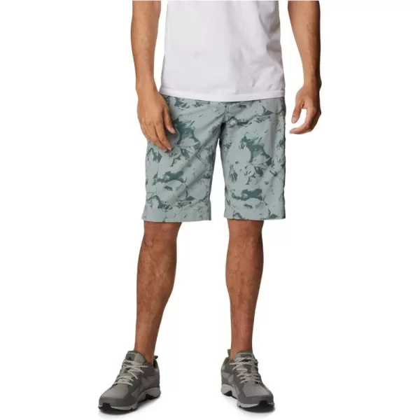 Columbia mens Silver Ridge Printed Cargo ShortMetal Dye Frond