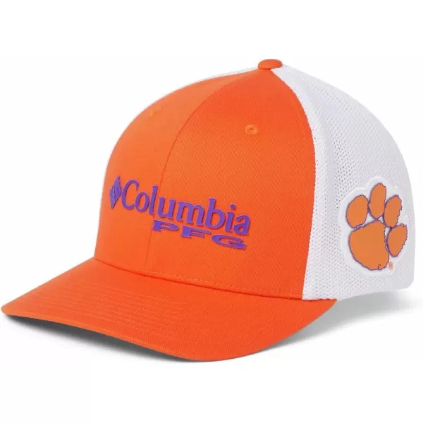 Columbia unisexadult Collegiate Pfg Mesh Ball CapCle  Spark Orange