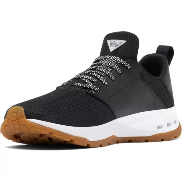 Mens Tamiami PFG Boat ShoeBlackWhite