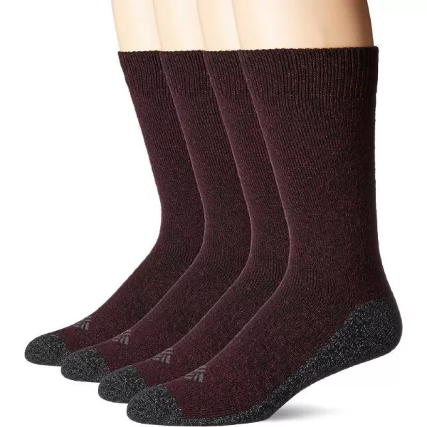 Moisture Control Crew Sock 4 Pack MultipackBrownKhakiGrayBlack