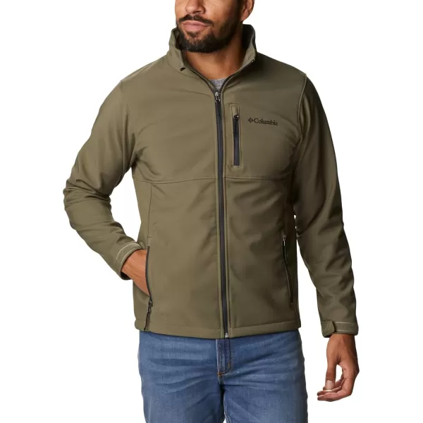 Columbia Mens Ascender Softshell Frontzip JacketStone Green