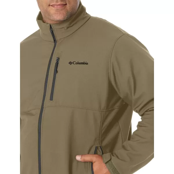 Columbia Mens Ascender Softshell Frontzip JacketStone Green