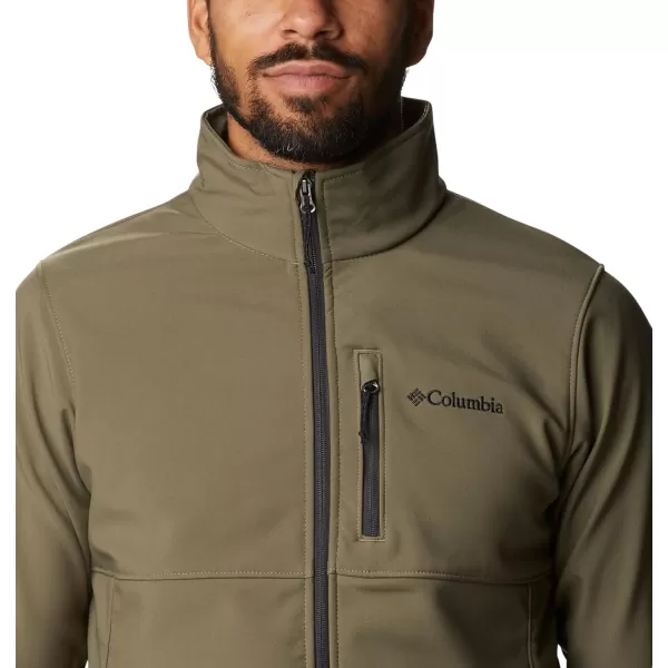 Columbia Mens Ascender Softshell Frontzip JacketStone Green