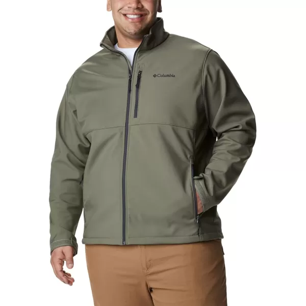 Columbia Mens Ascender Softshell Frontzip JacketStone Green