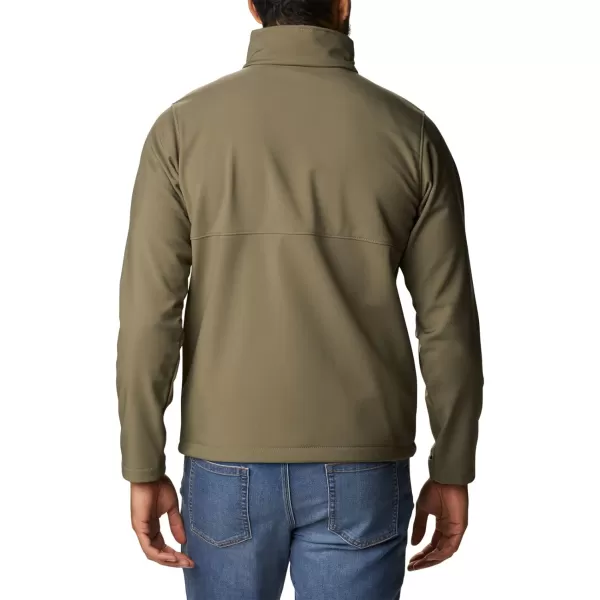 Columbia Mens Ascender Softshell Frontzip JacketStone Green