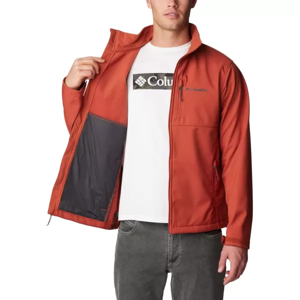 Columbia Mens Ascender Softshell Frontzip JacketWarp Red