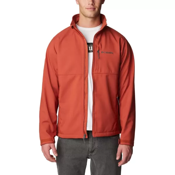 Columbia Mens Ascender Softshell Frontzip JacketWarp Red