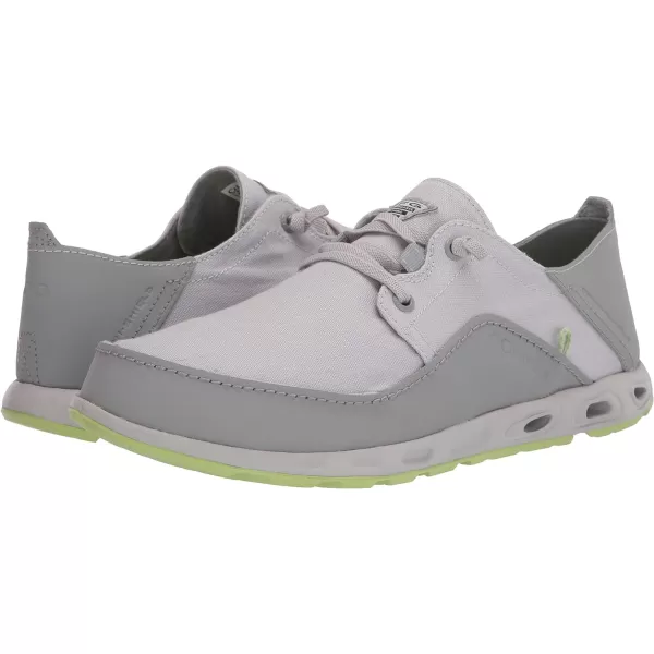 Columbia Mens Bahama Vent Relaxed PFG Boat ShoeGrey IceJade Lime