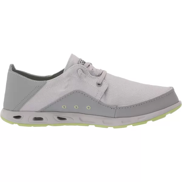 Columbia Mens Bahama Vent Relaxed PFG Boat ShoeGrey IceJade Lime