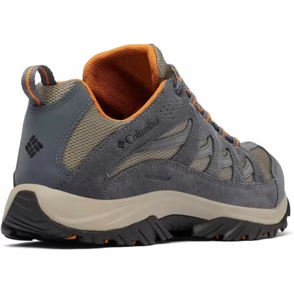 Columbia Mens Crestwood Waterproof Hiking ShoeKettleBlack