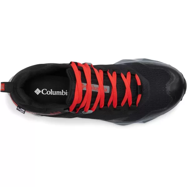 Columbia Mens Facet 75 Outdry Hiking ShoeBlackFiery Red