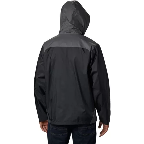 Columbia Mens Glennaker Rain JacketBlack  Grill