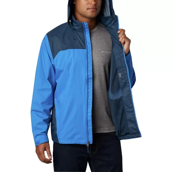 Columbia Mens Glennaker Rain JacketBlue Jay  Columbia Navy