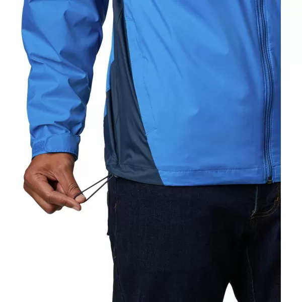 Columbia Mens Glennaker Rain JacketBlue Jay  Columbia Navy