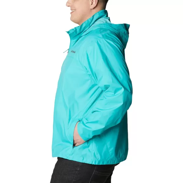 Columbia Mens Glennaker Rain JacketBright Aqua