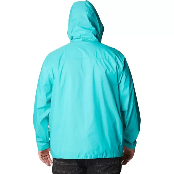 Columbia Mens Glennaker Rain JacketBright Aqua