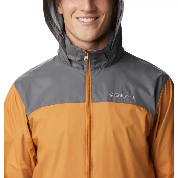 Columbia Mens Glennaker Rain JacketCanyon Sun  City Grey