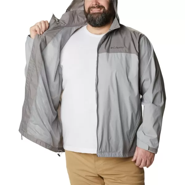 Columbia Mens Glennaker Rain JacketColumbia Grey  Boulder