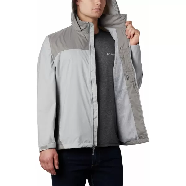 Columbia Mens Glennaker Rain JacketColumbia Grey  Boulder