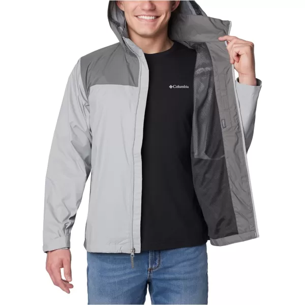 Columbia Mens Glennaker Rain JacketColumbia GreyCity Grey