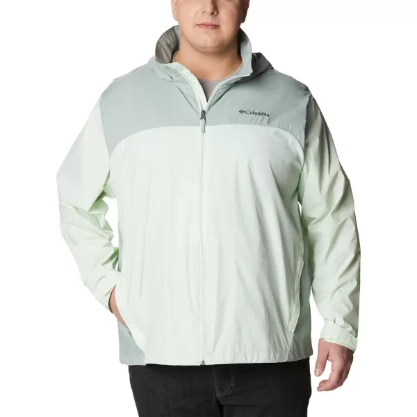 Columbia Mens Glennaker Rain JacketIce GreenNiagara