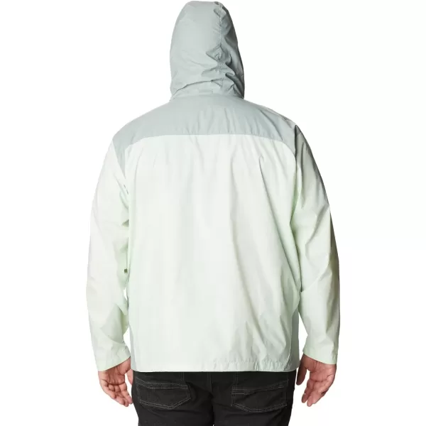 Columbia Mens Glennaker Rain JacketIce GreenNiagara