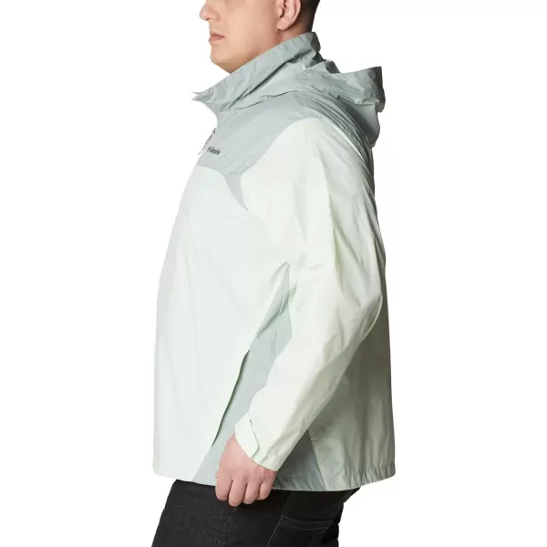 Columbia Mens Glennaker Rain JacketIce GreenNiagara