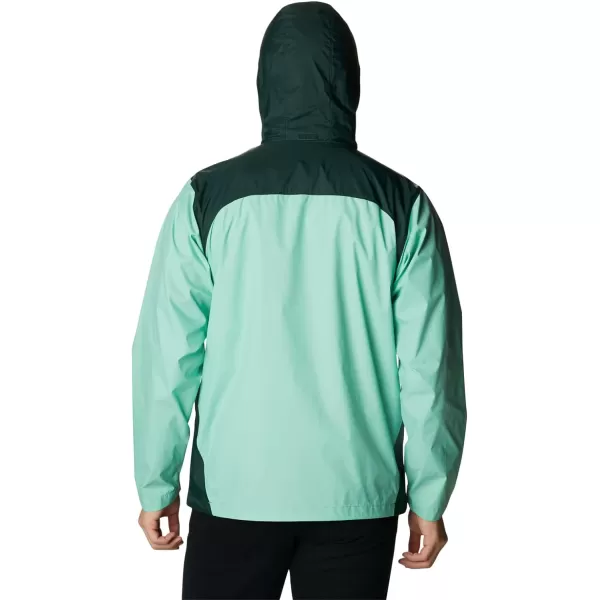 Columbia Mens Glennaker Rain JacketKelpSpruce