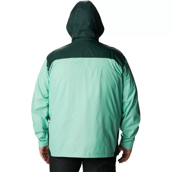 Columbia Mens Glennaker Rain JacketKelpSpruce