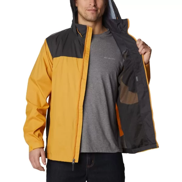 Columbia Mens Glennaker Rain JacketRaw HoneyShark