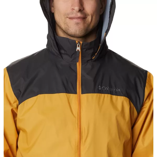 Columbia Mens Glennaker Rain JacketRaw HoneyShark