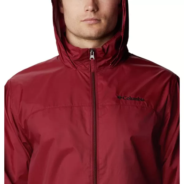 Columbia Mens Glennaker Rain JacketRed Jasper