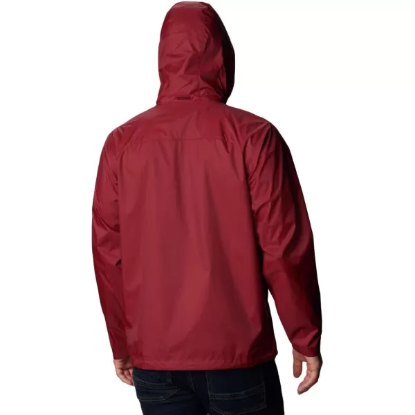 Columbia Mens Glennaker Rain JacketRed Jasper