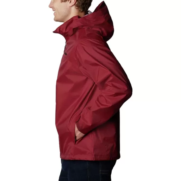 Columbia Mens Glennaker Rain JacketRed Jasper