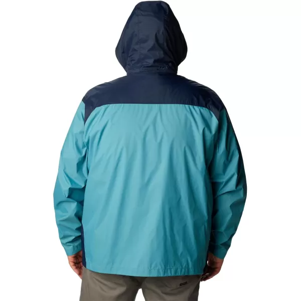 Columbia Mens Glennaker Rain JacketShastaCollegiate Navy